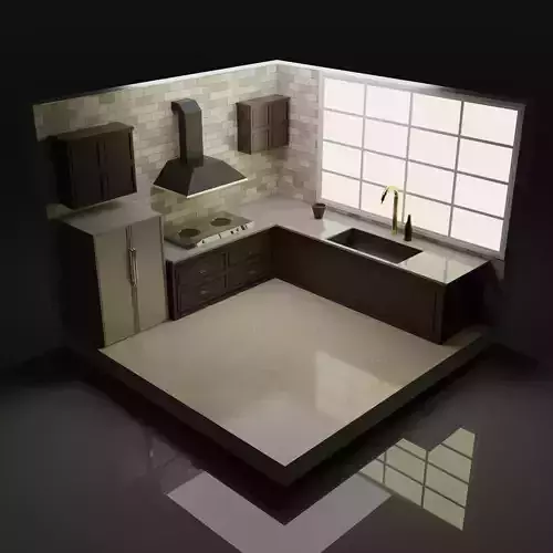Isometric Kitchen