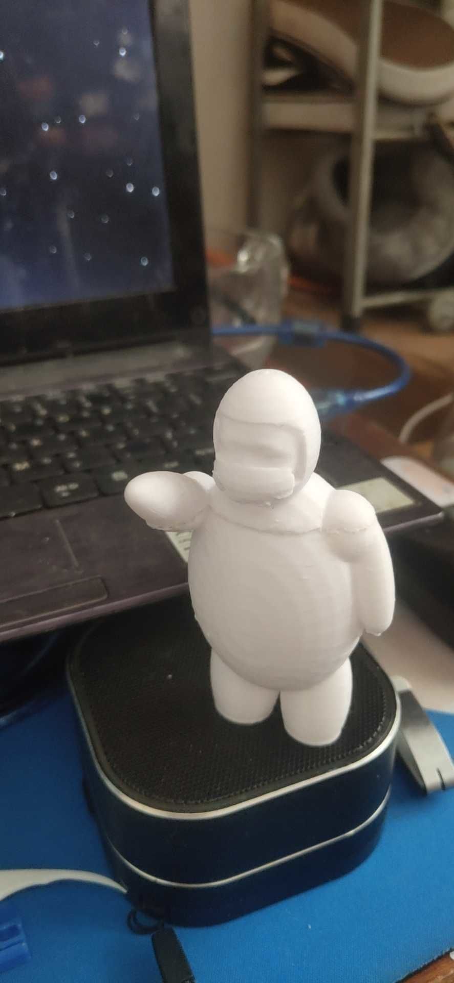 123456 computer screen with drawing Free 3D model_1