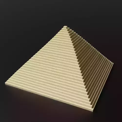 Simple Pyramid for 3D-Printing Free 3D print model
