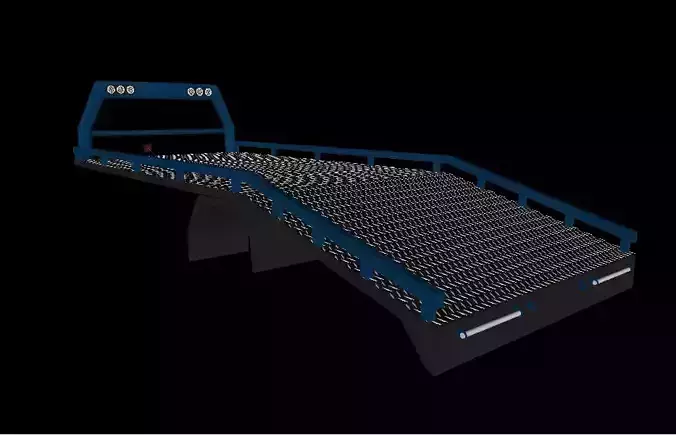 PLATAFORMA PARA GRUA LOW POLY  3D model