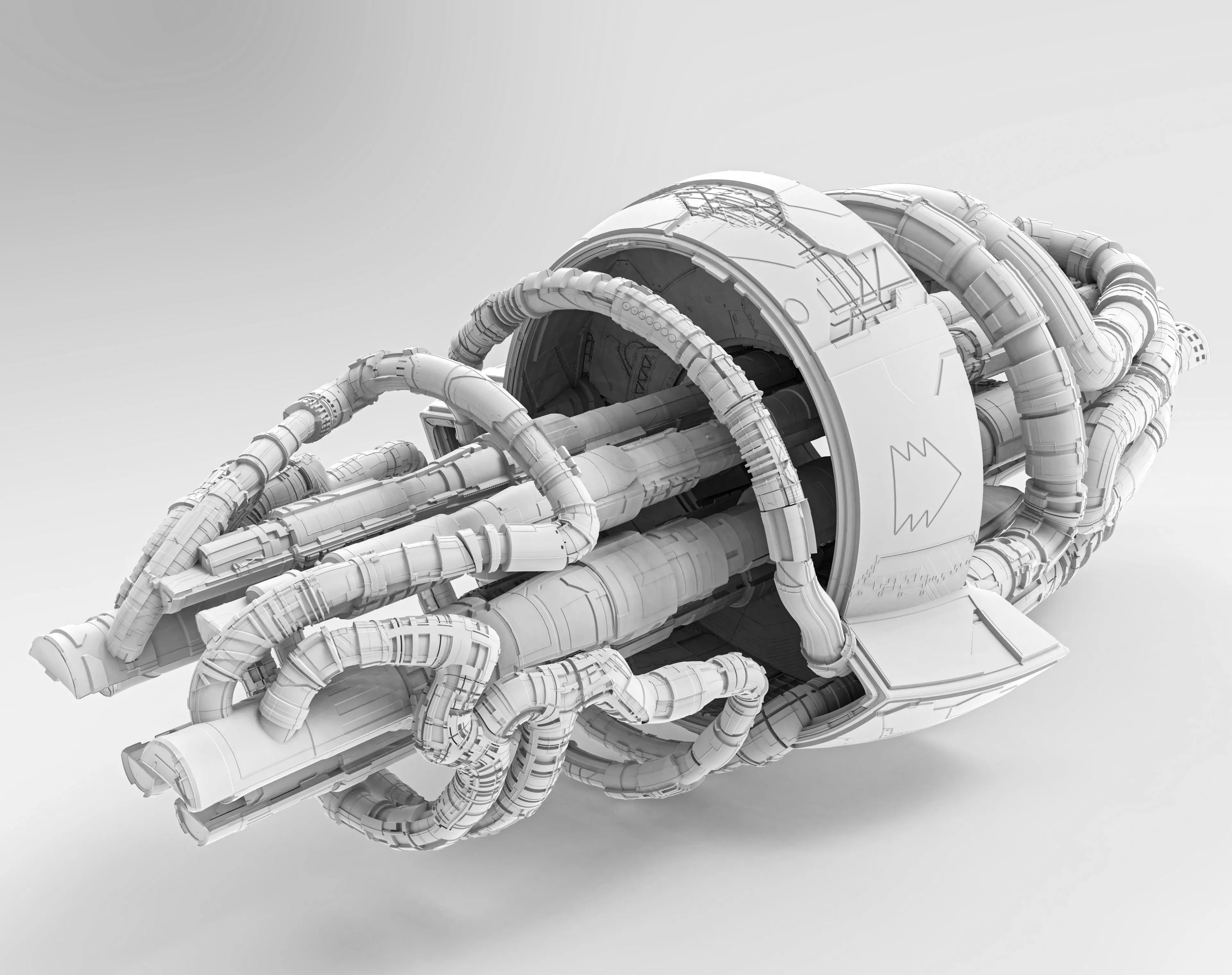 space equipment node 00146 3D model