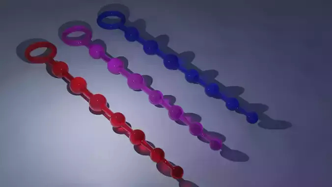 Anal balls Free 3D model