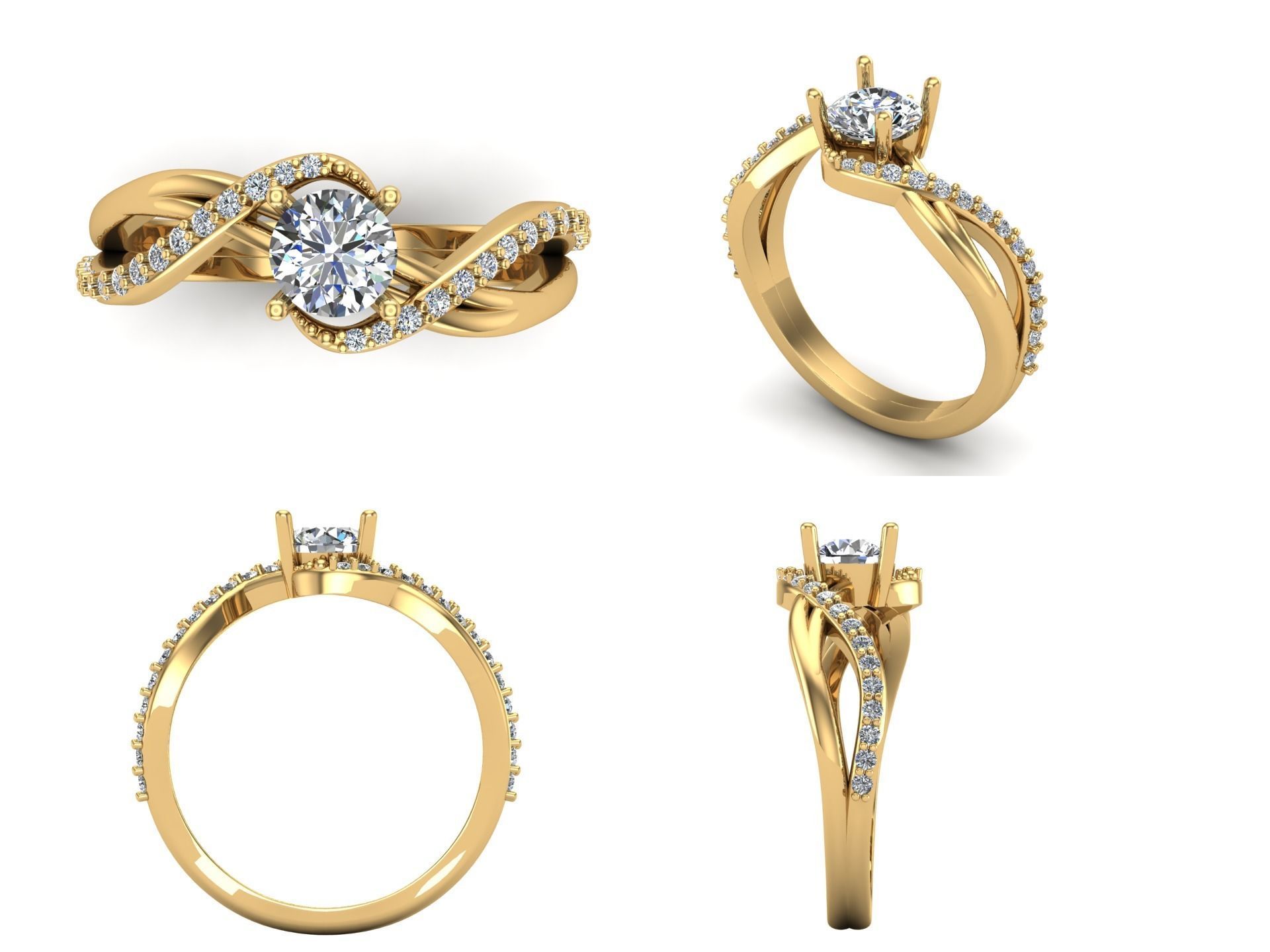 Ring kt49 3D print model_2