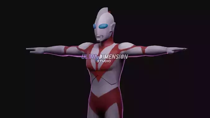 Ultraman Powered - 3D Model