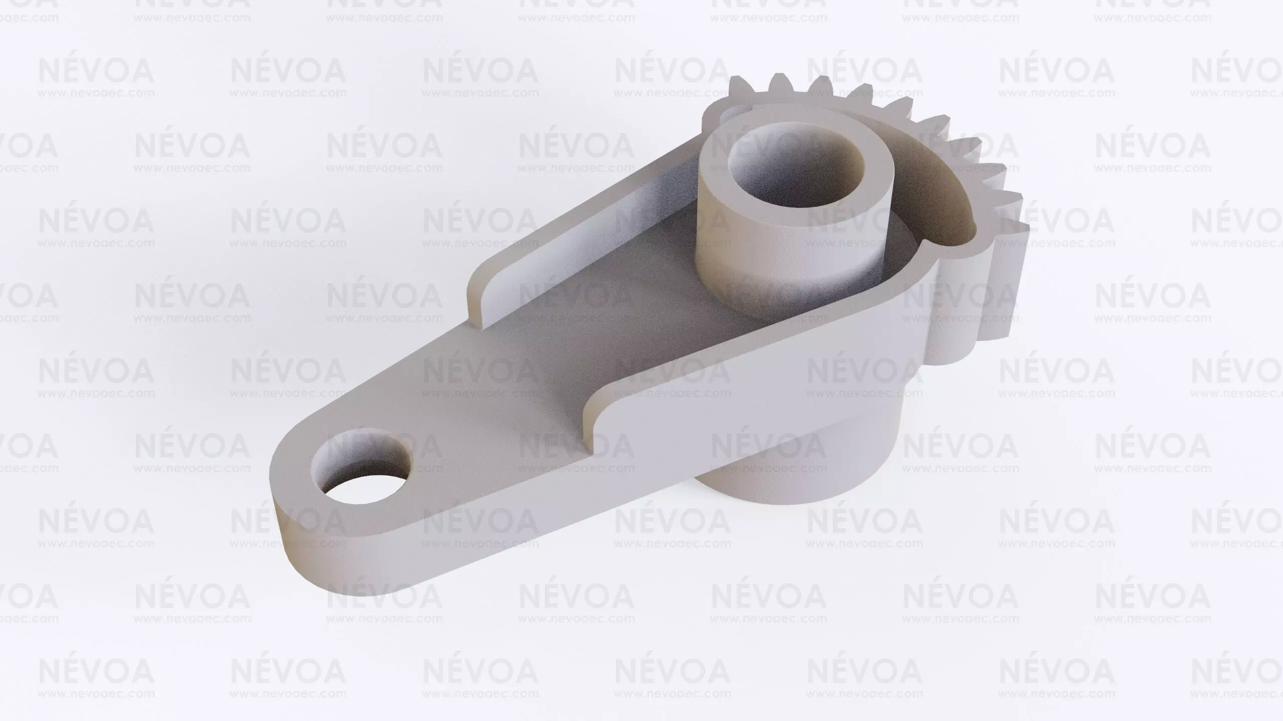 Black heater actuator blend cable Citroen C4 - 5E2222700 - 600 3D print model_0