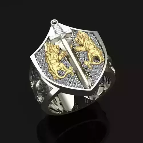 lion ring
