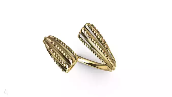 milgrain bypass flower ring stl verified 