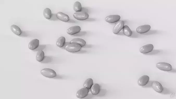 Peanut 3D model 4