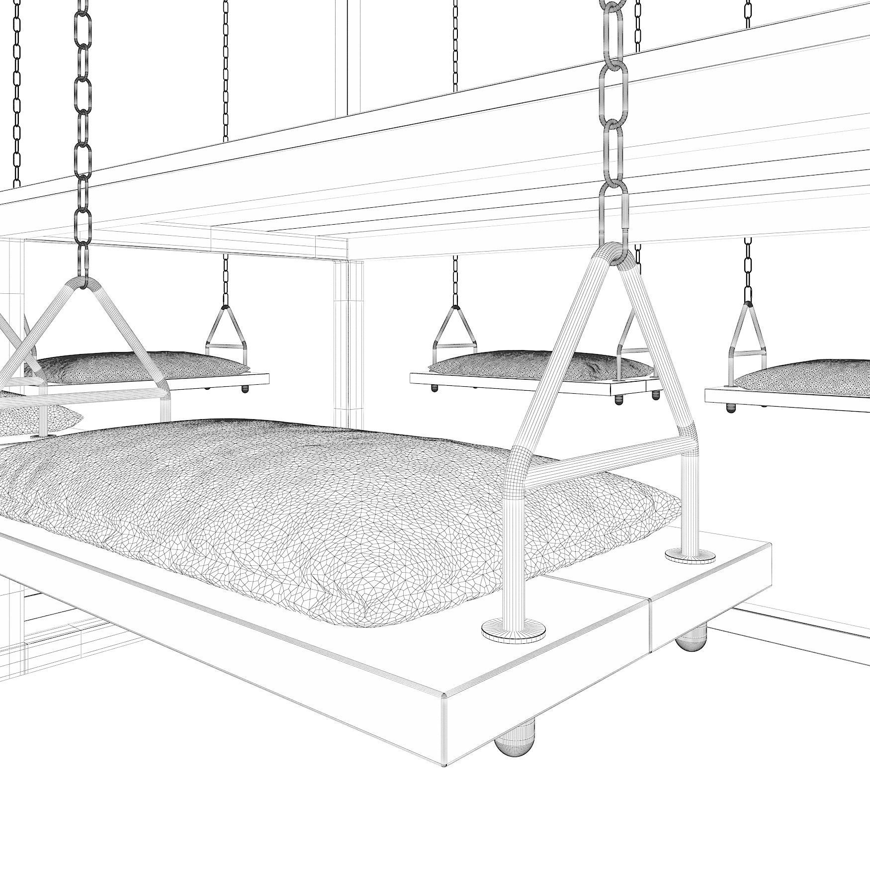 swing table 3D model_2