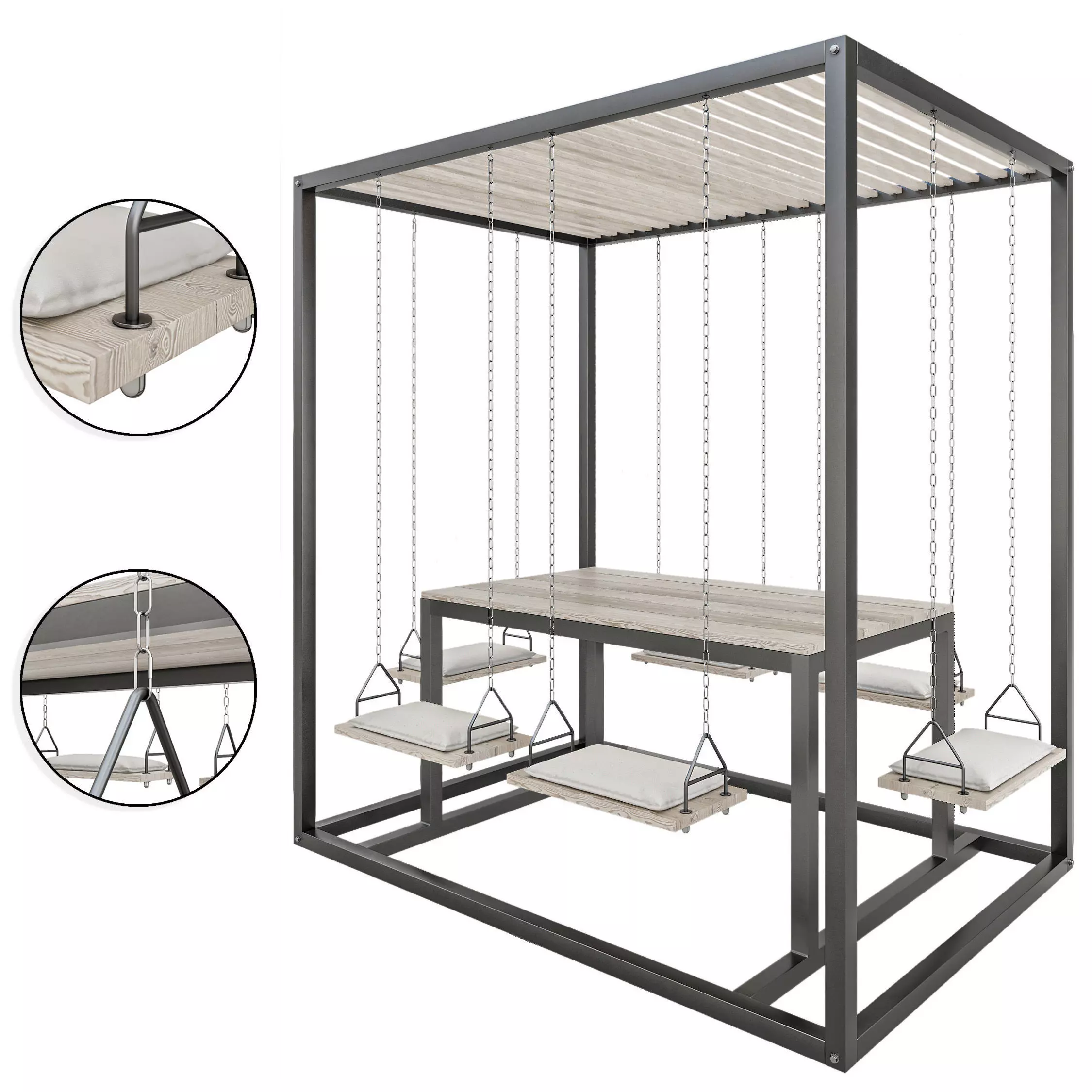 swing table 3D model_0
