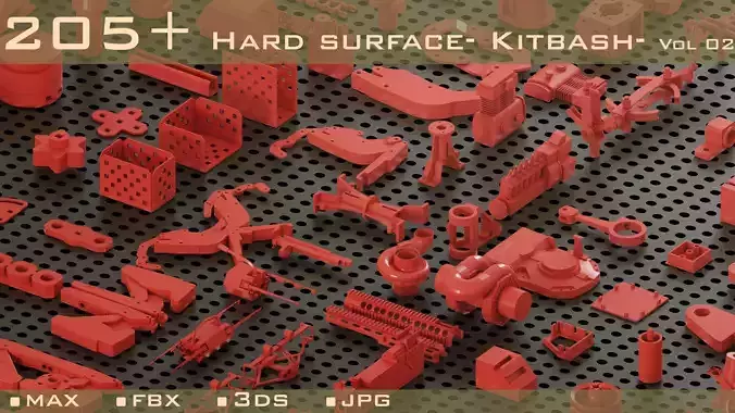205 Hard surface-kitbash-Vol 02