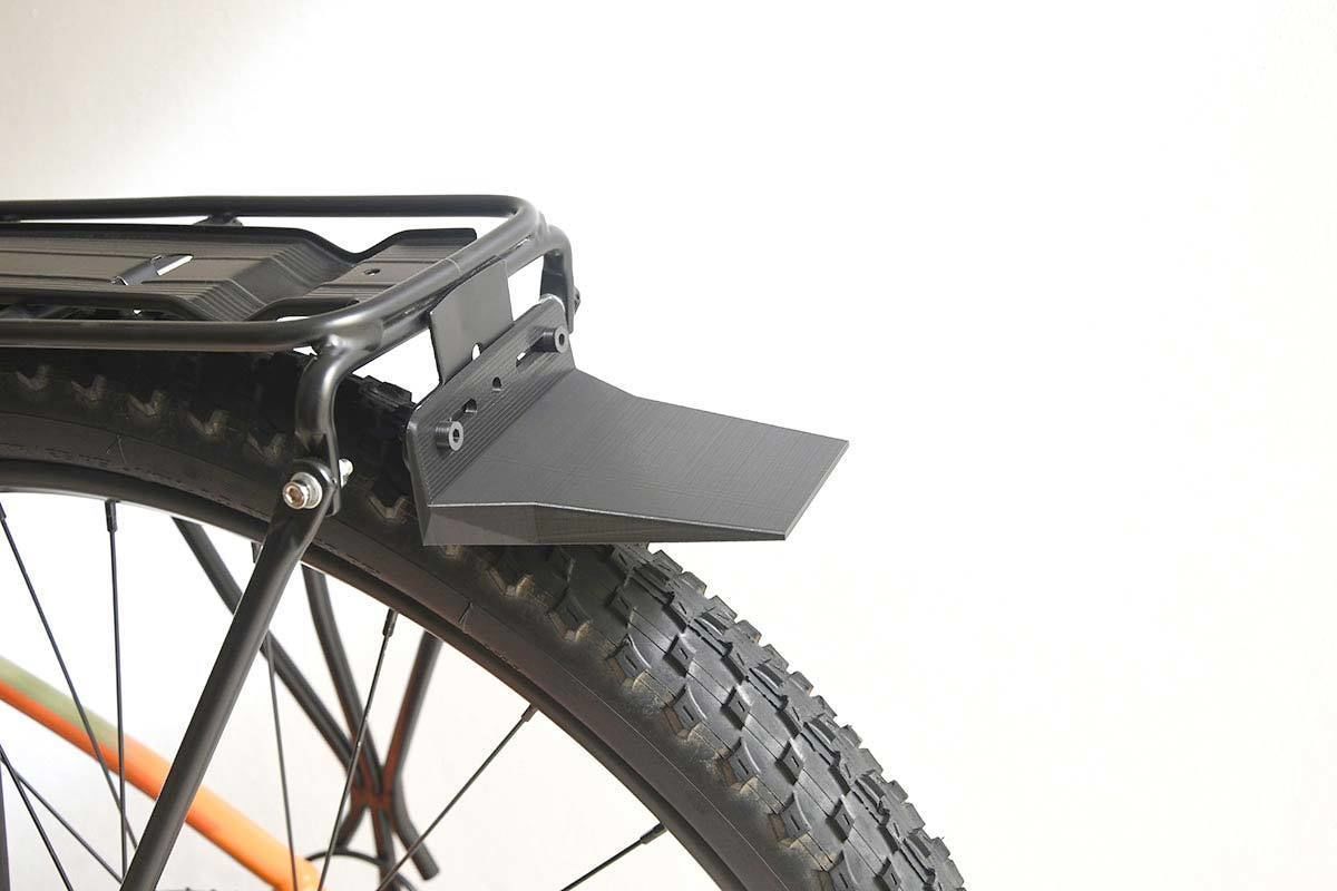Bicycle Back Luggage Carrier Mudguard 3D print model_5