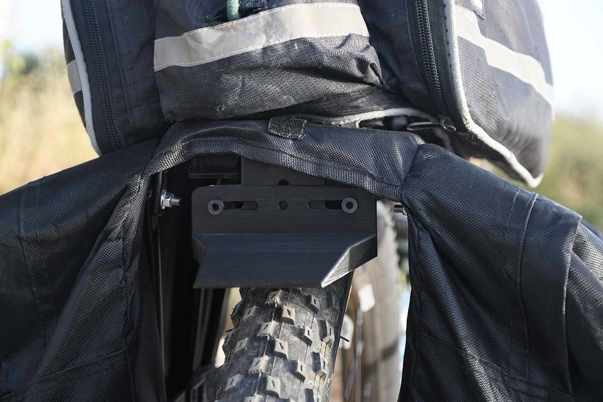 Bicycle Back Luggage Carrier Mudguard 3D print model_13