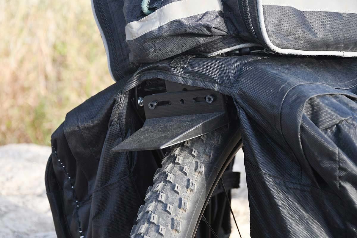 Bicycle Back Luggage Carrier Mudguard 3D print model_11