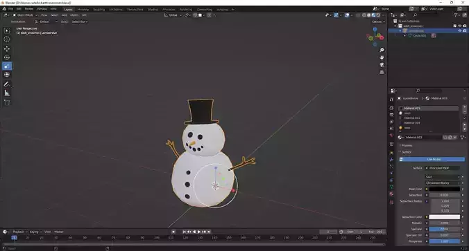 snowman animated