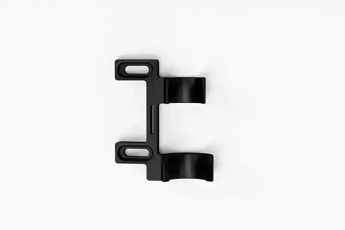 Bicycle air pump clip holder 3D print model