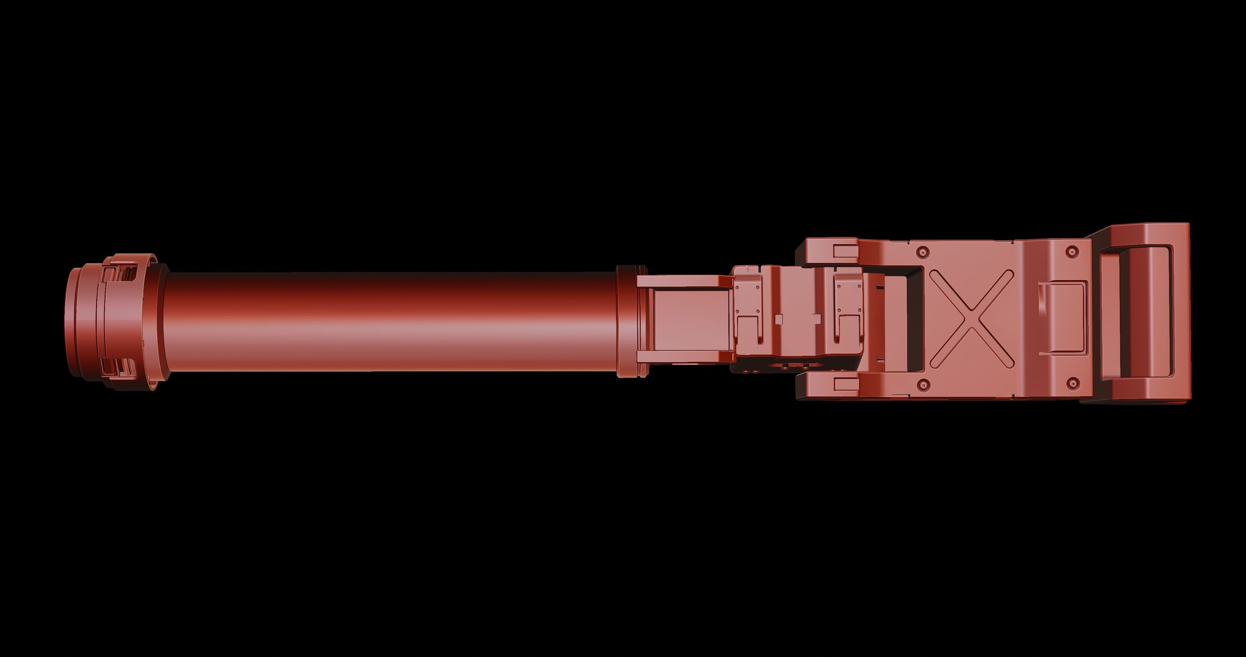 Sci-fi Gun 3D model_15