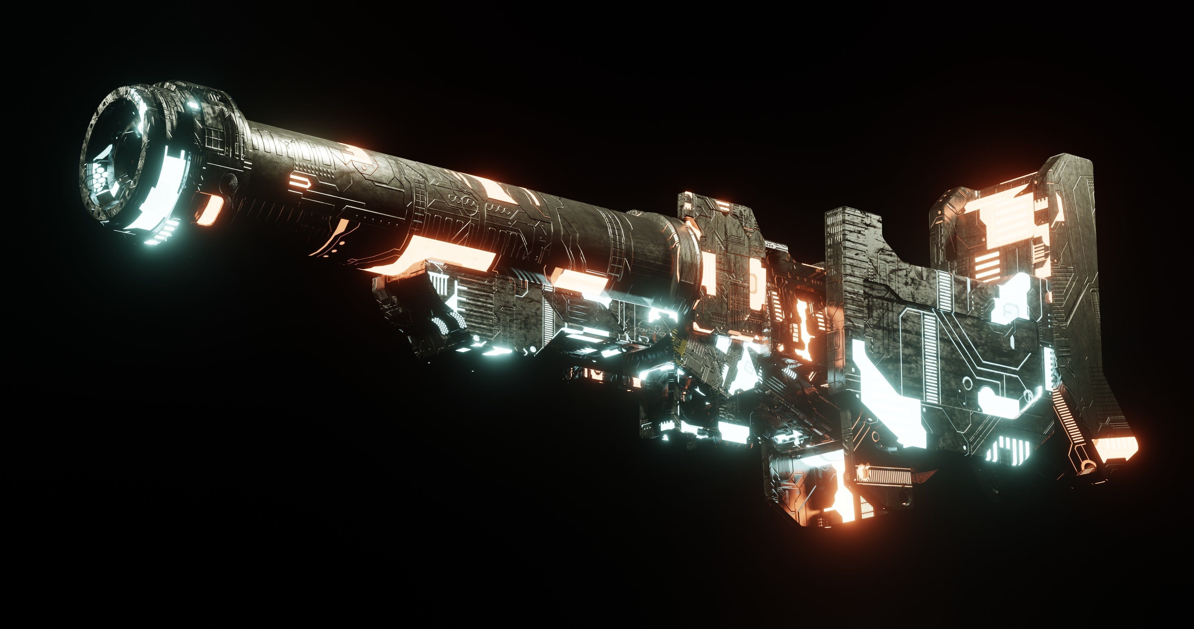 Sci-fi Gun 3D model_11