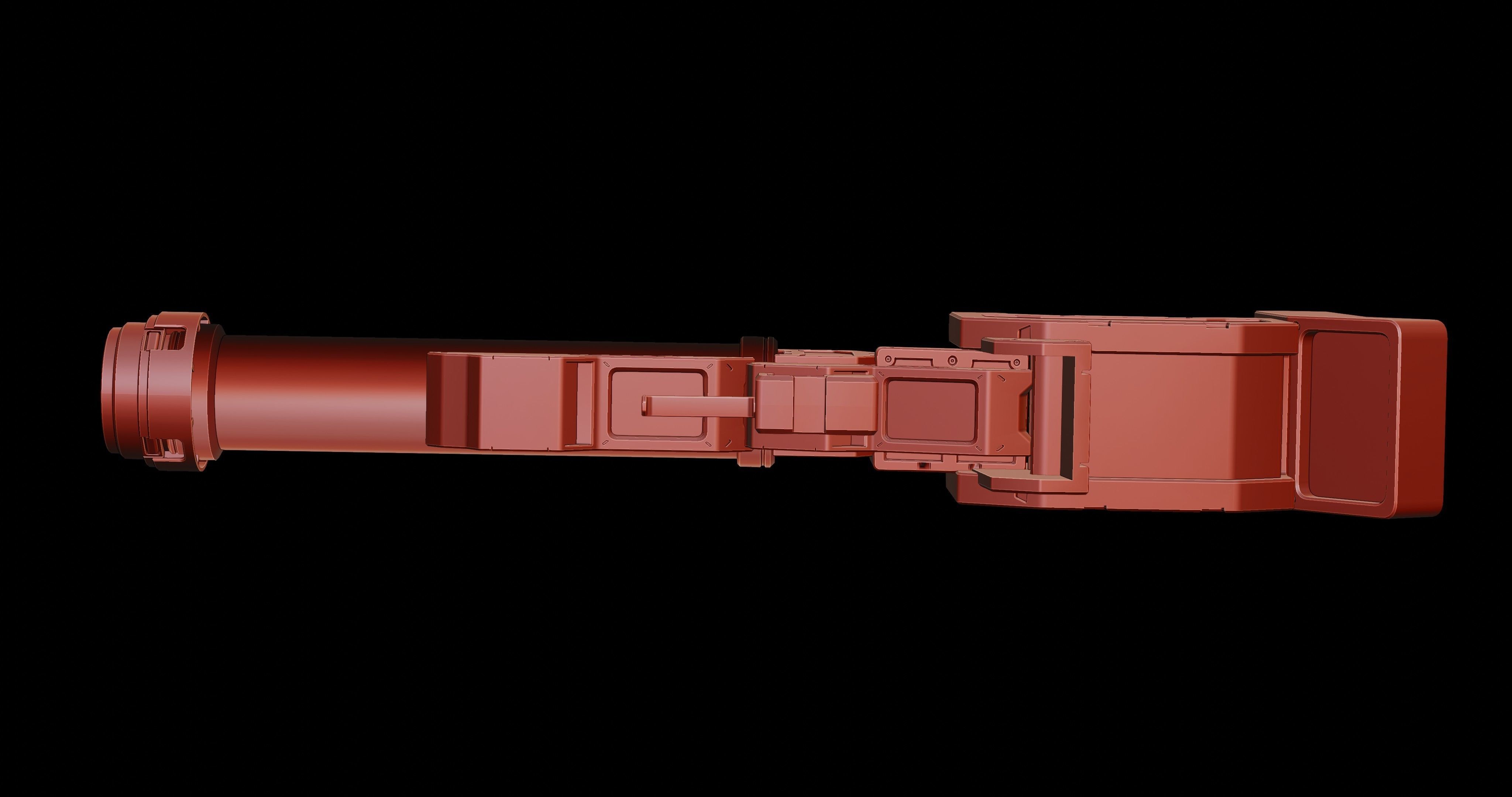 Sci-fi Gun 3D model_16