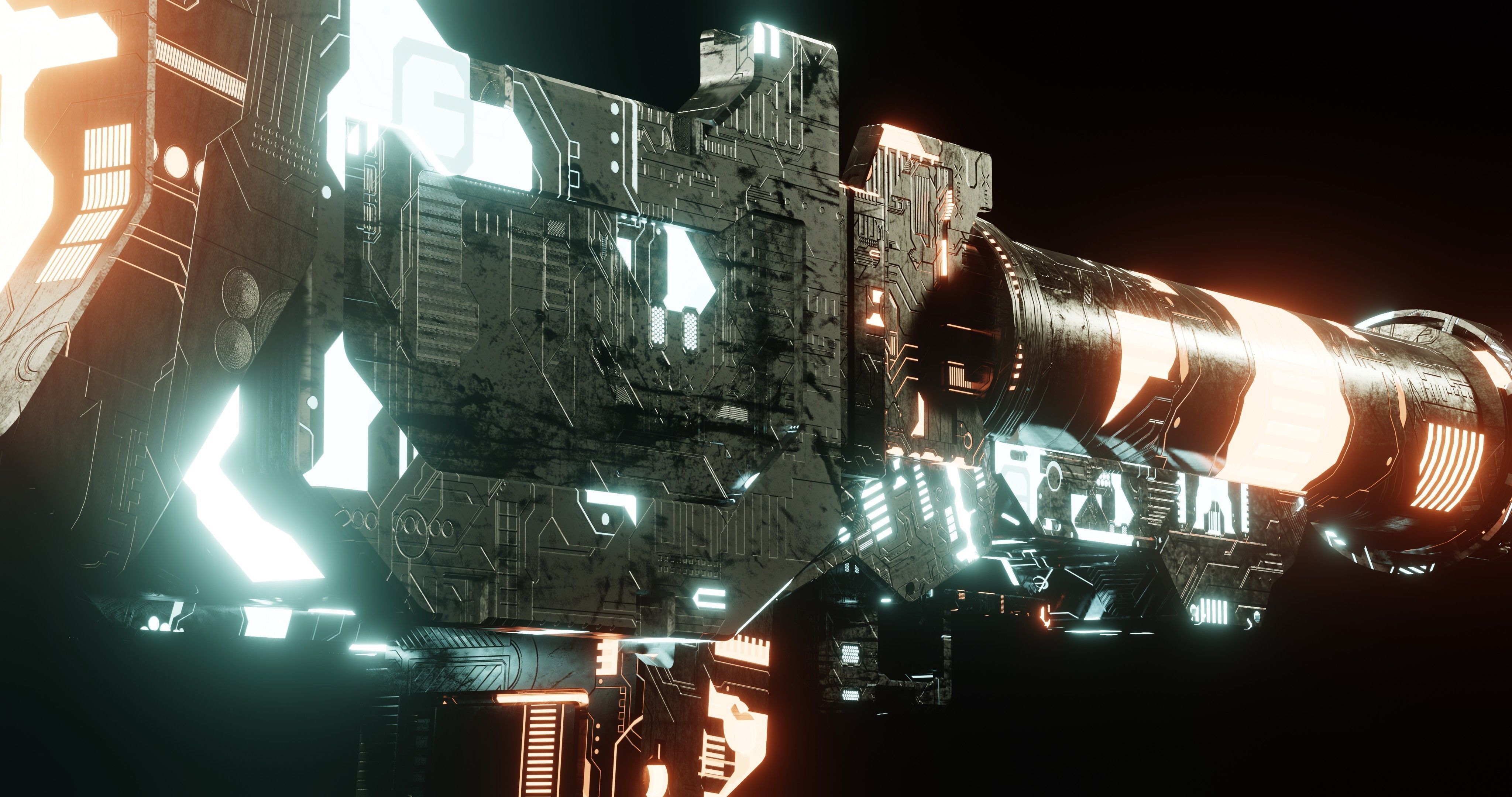 Sci-fi Gun 3D model_7