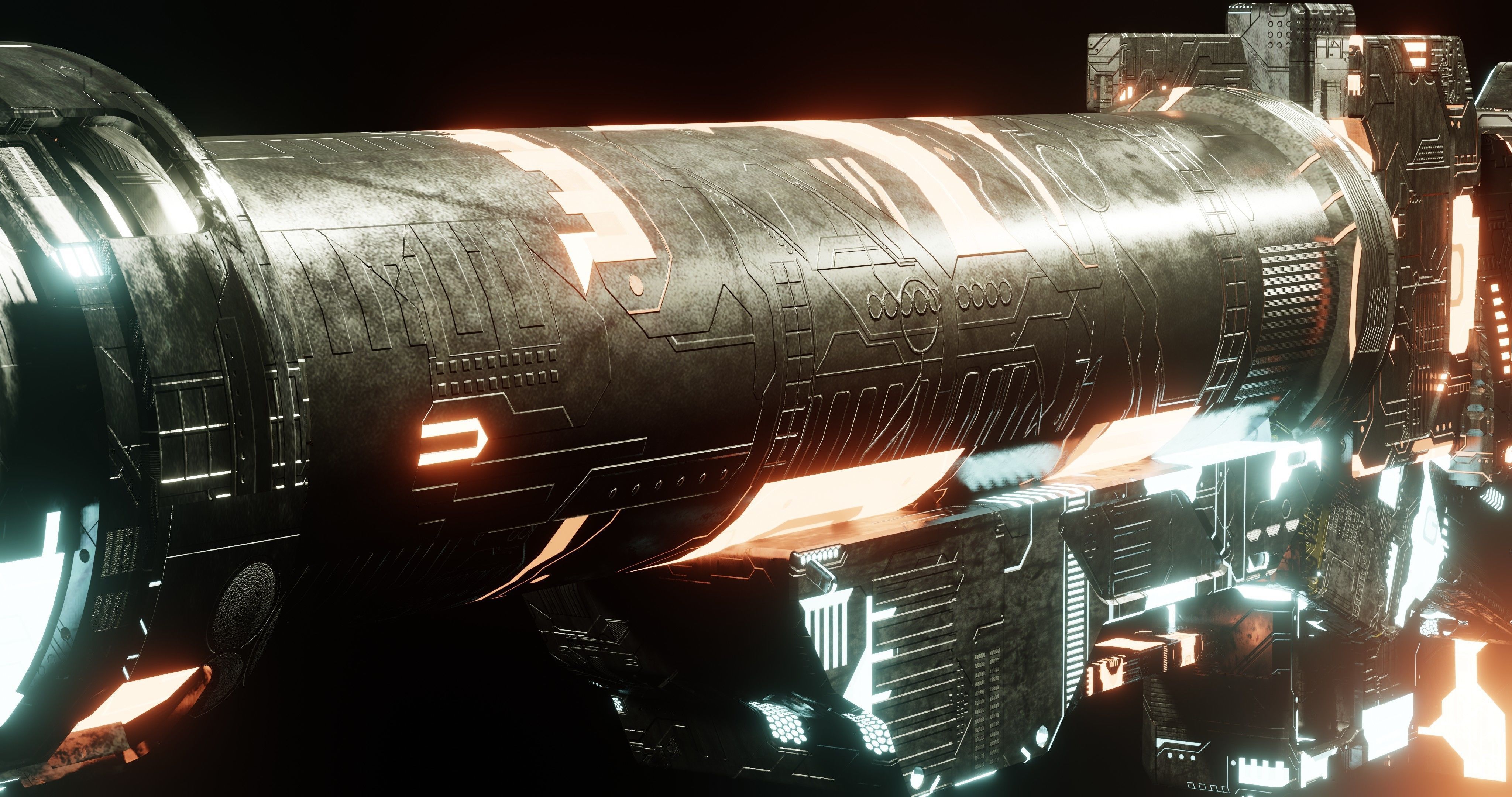 Sci-fi Gun 3D model_5