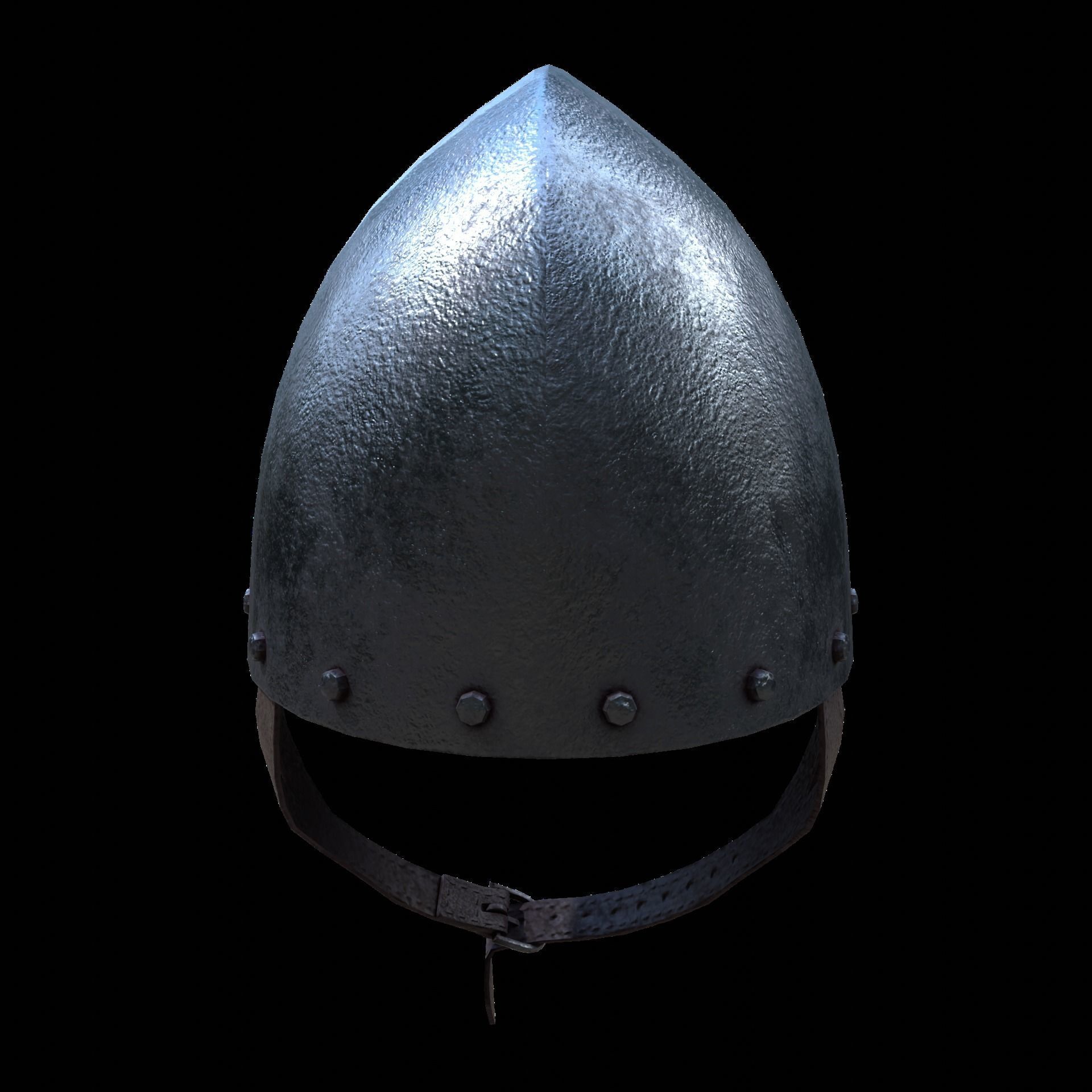 Norman Helmet Low-poly 3D model_19