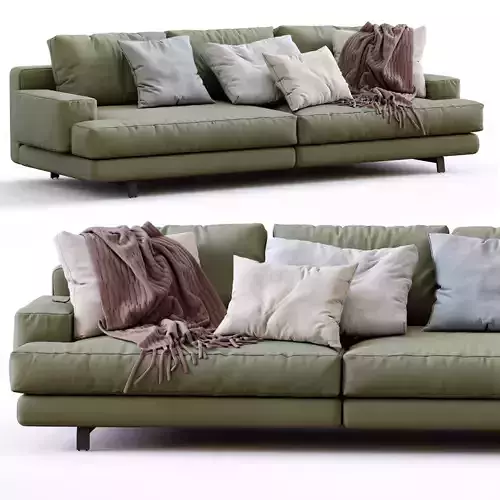Marmont sofa with pillows