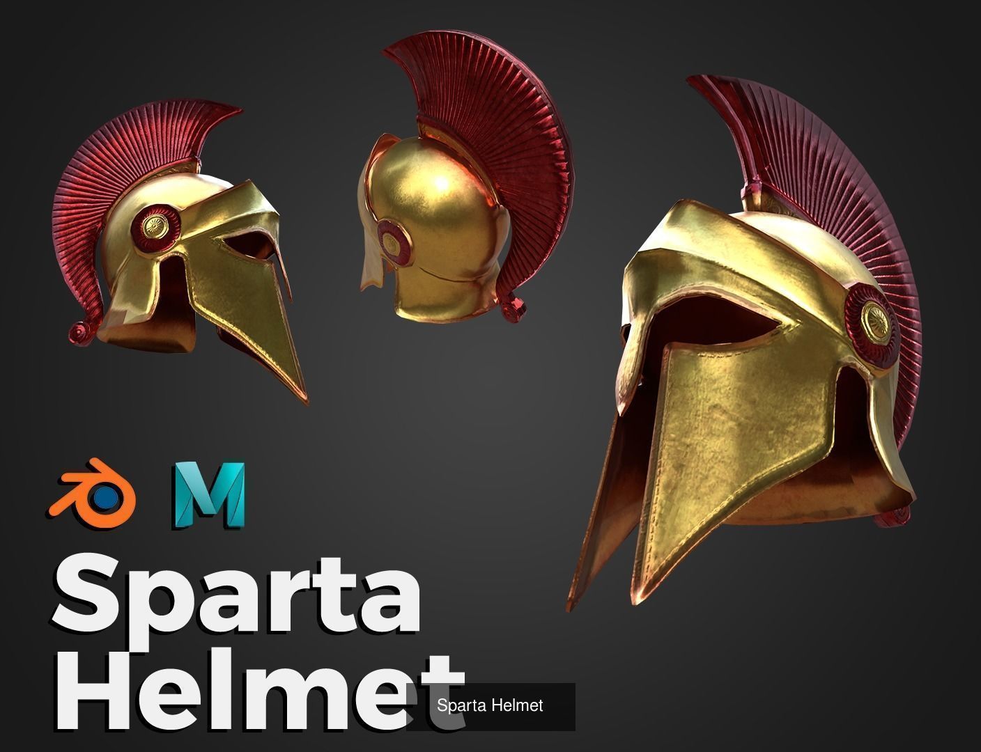   Medieval Helmet 3D Model Collection_4