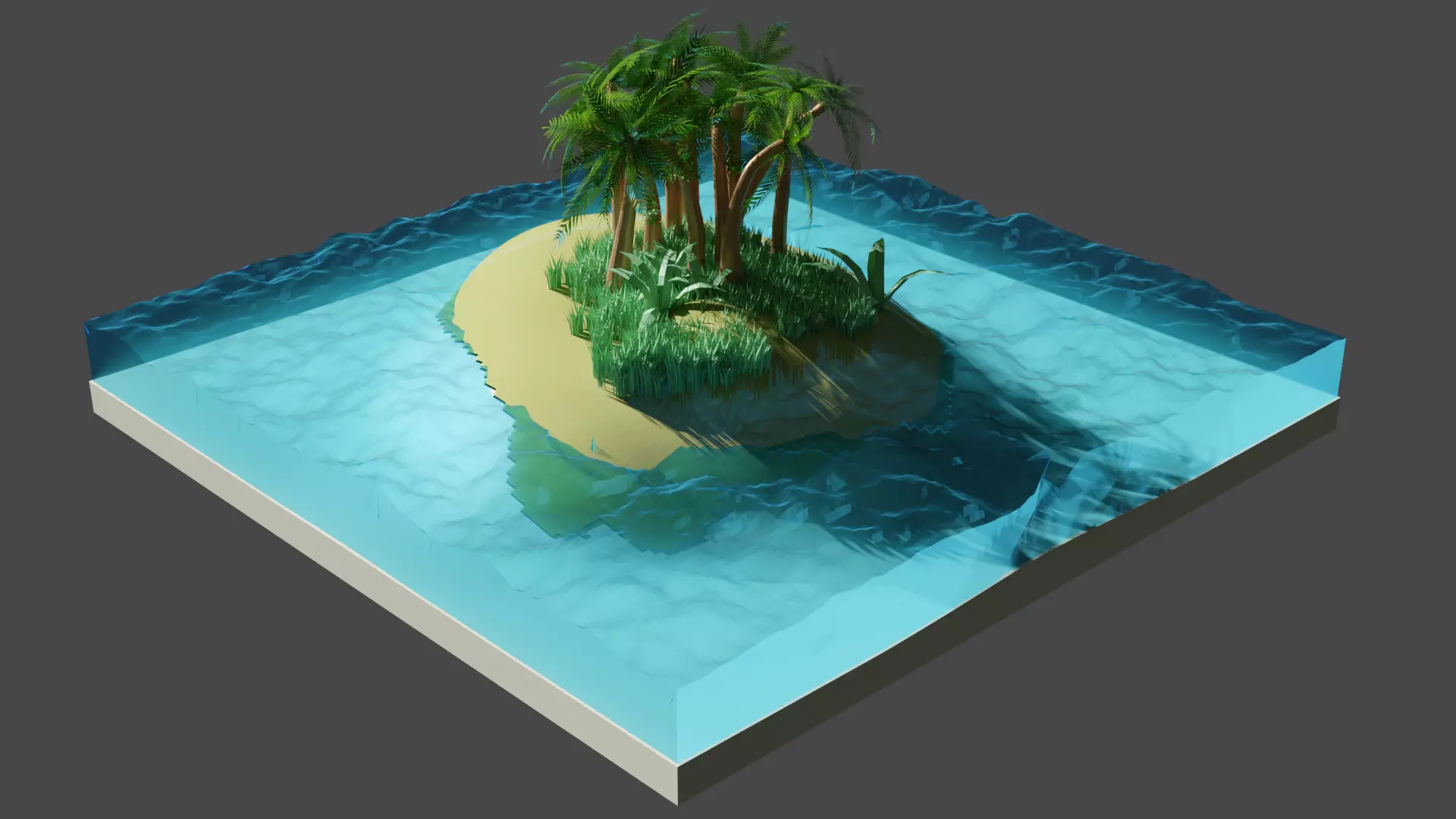 nature plants 3D model_0