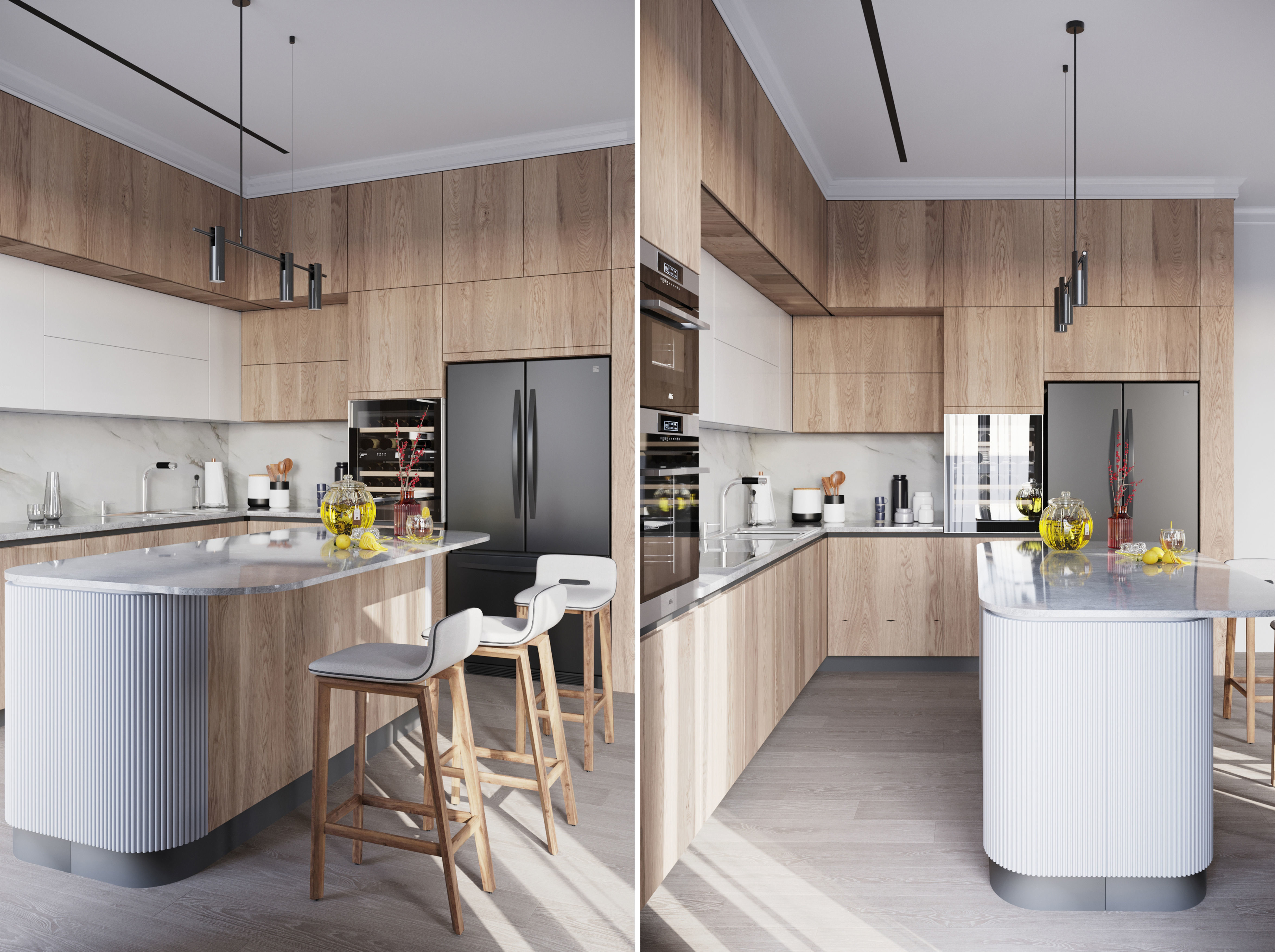 KitchenSet 001 3D model_2