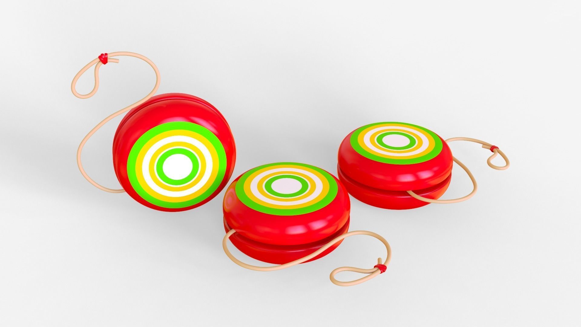 Toon Yoyo 3D model_5
