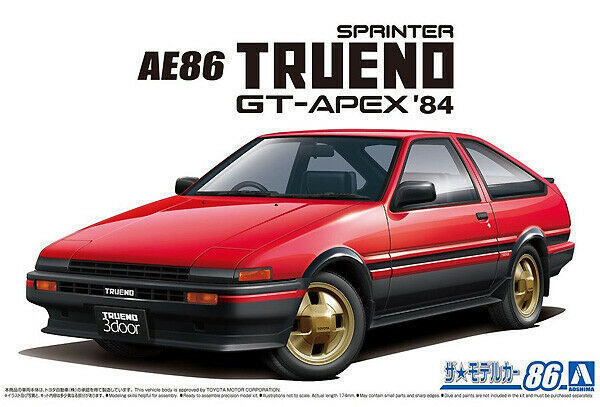 Bodykit for AE86 AOSHIMA 1-24th Modelkit 3D print model_5