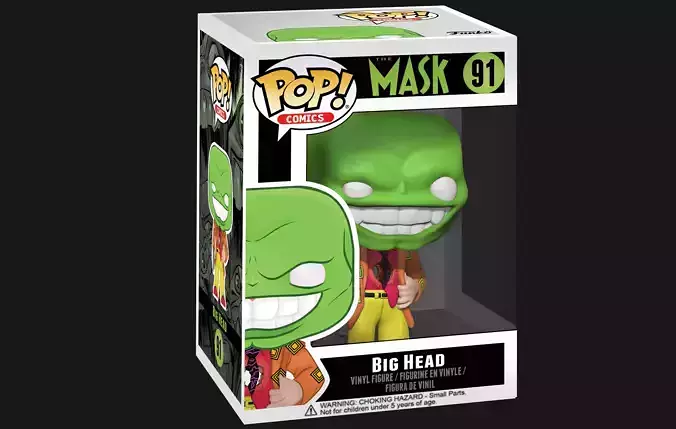 Big Head Funko Pop 3D print model
