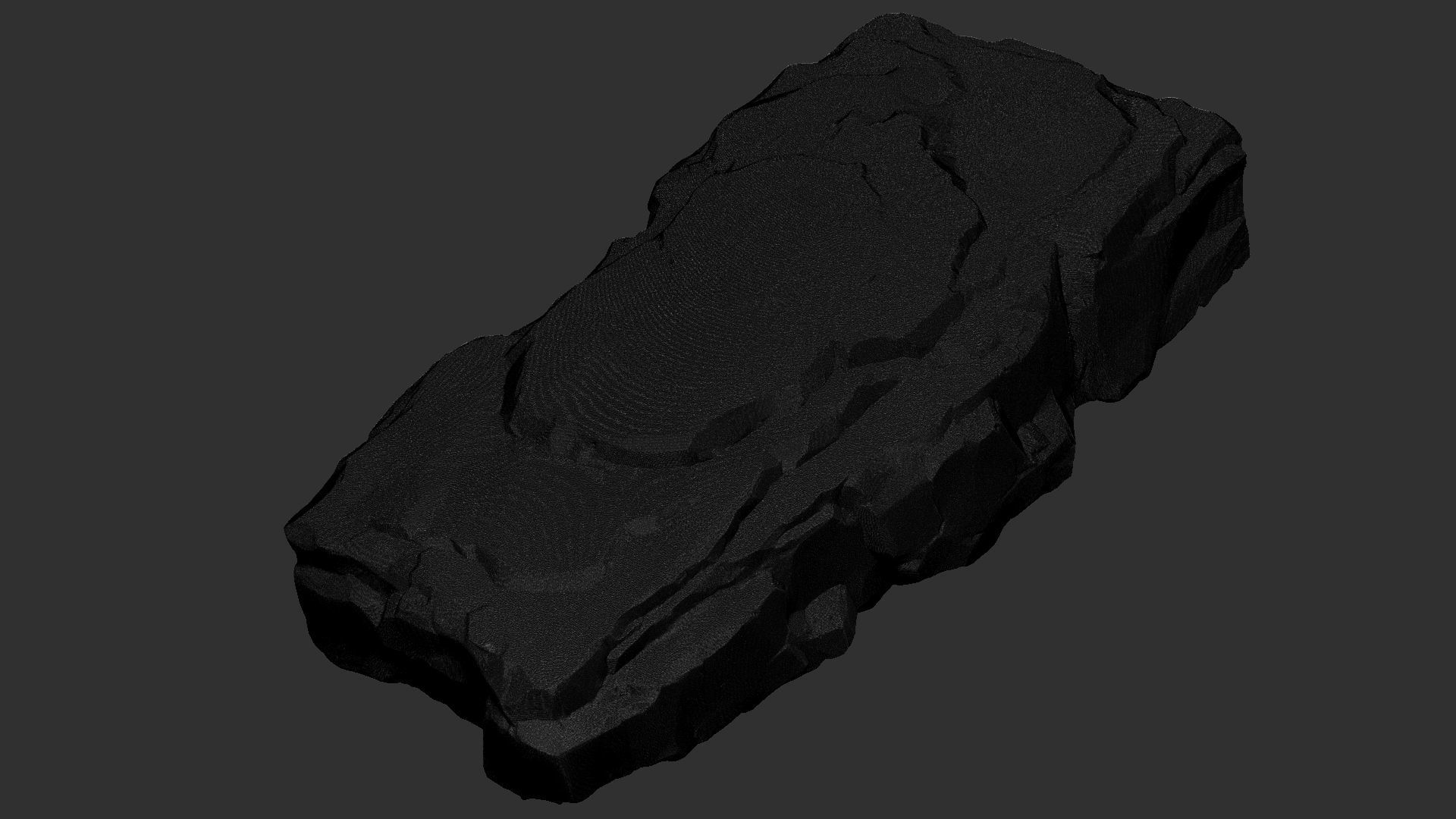 3D Mountain rock Zbrush sculpt 3D model_18