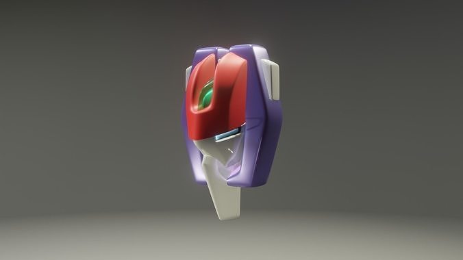 Biometal Z futuristic phone Low-poly 3D model