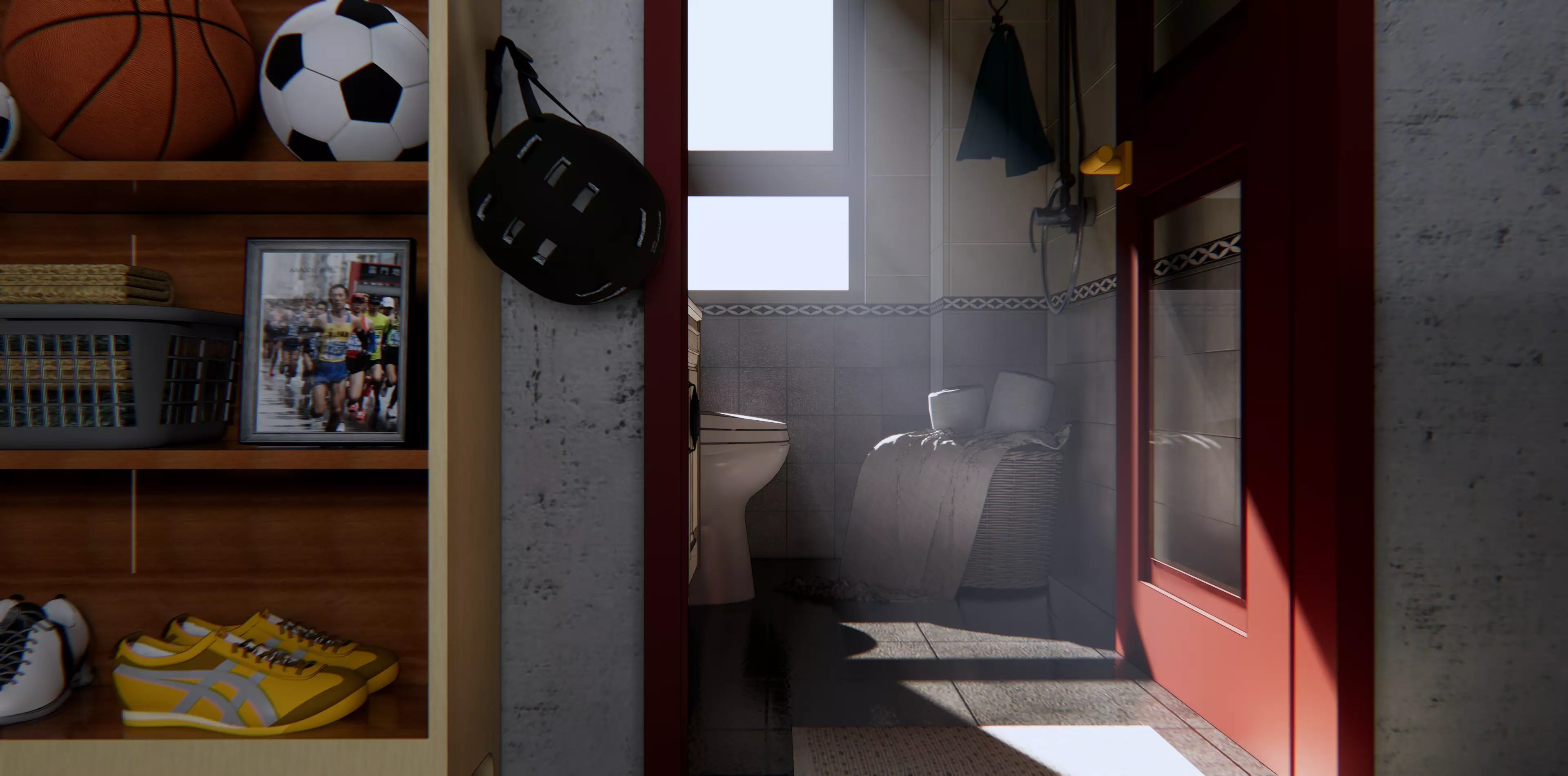 bathroom interior 3D model_0