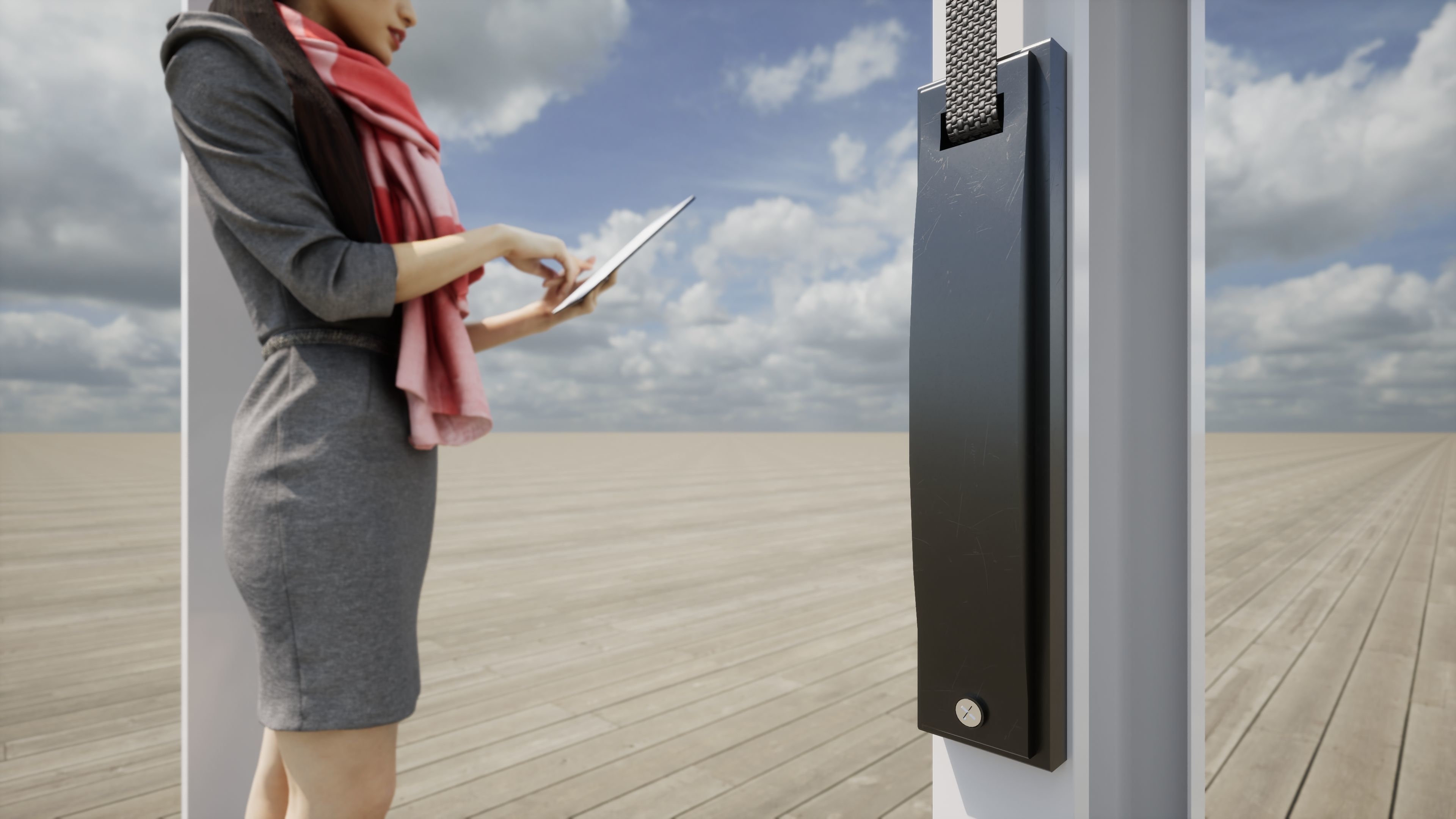 Roller Blind 3D model_4