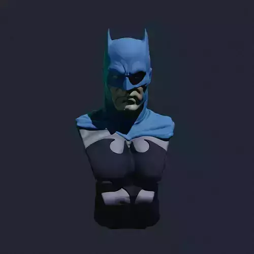 Batman comic bust 3D print modelREADY 3D print model