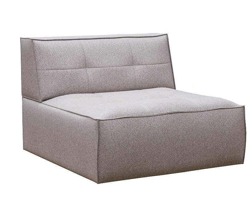 Armchair modern lounge chair Low-poly 3D model_1