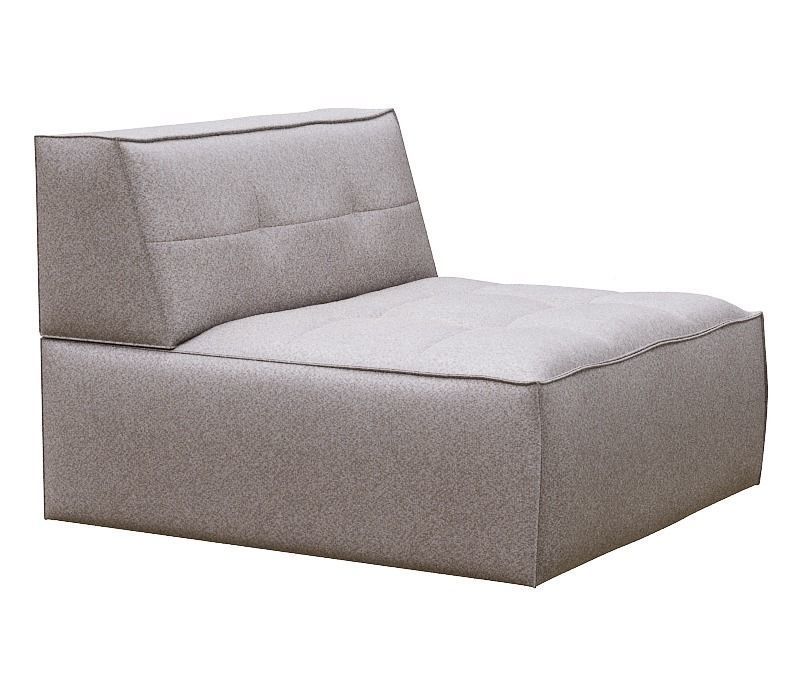 Armchair modern lounge chair Low-poly 3D model_2