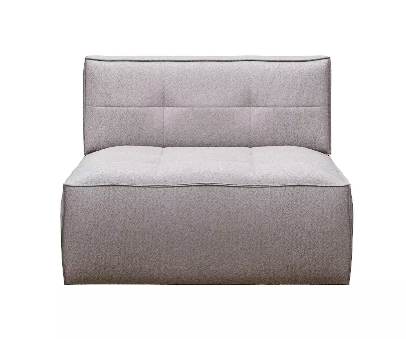 Armchair modern lounge chair Low-poly 3D model_0