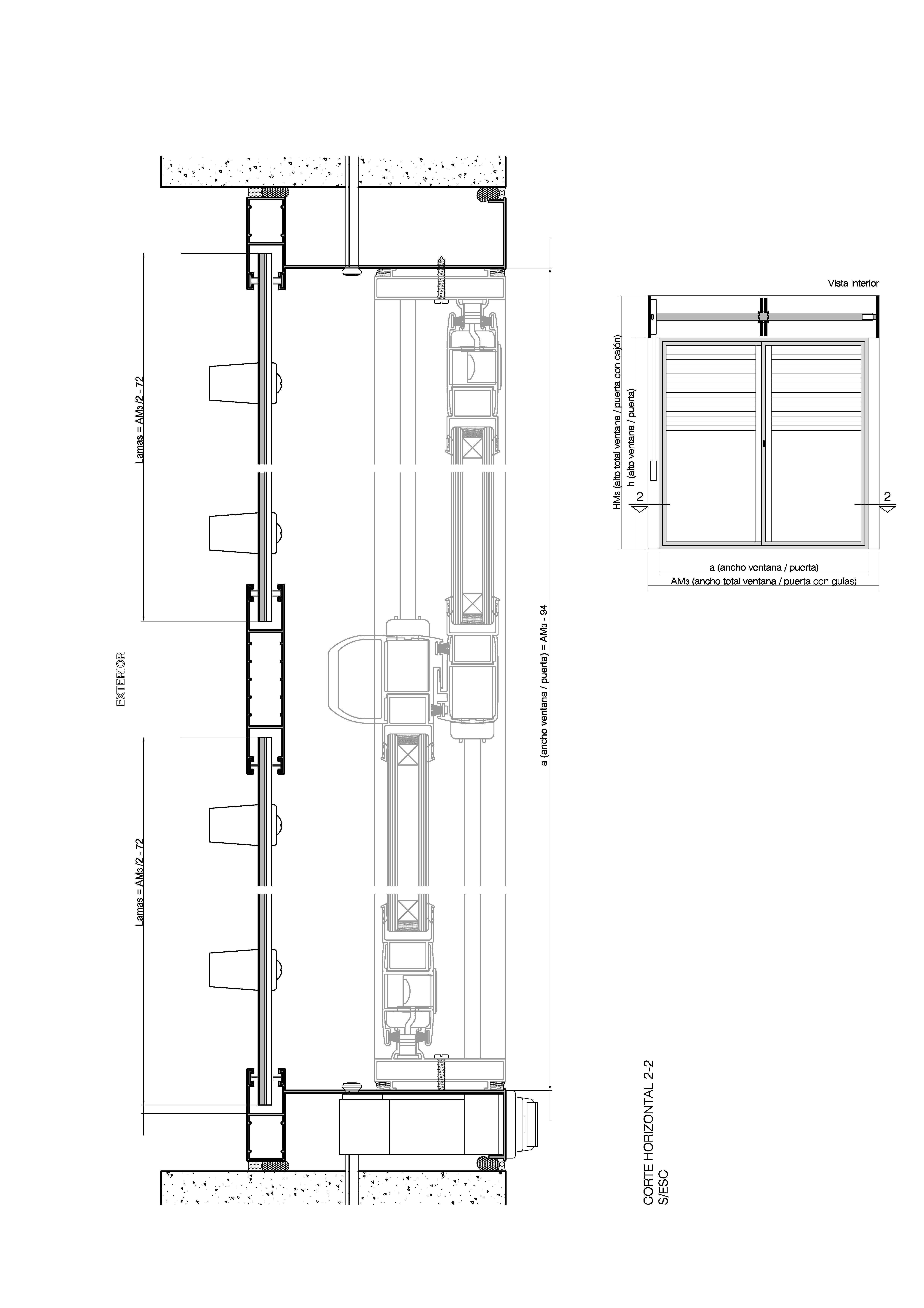 Roller Blind Double Panel 3D model_5