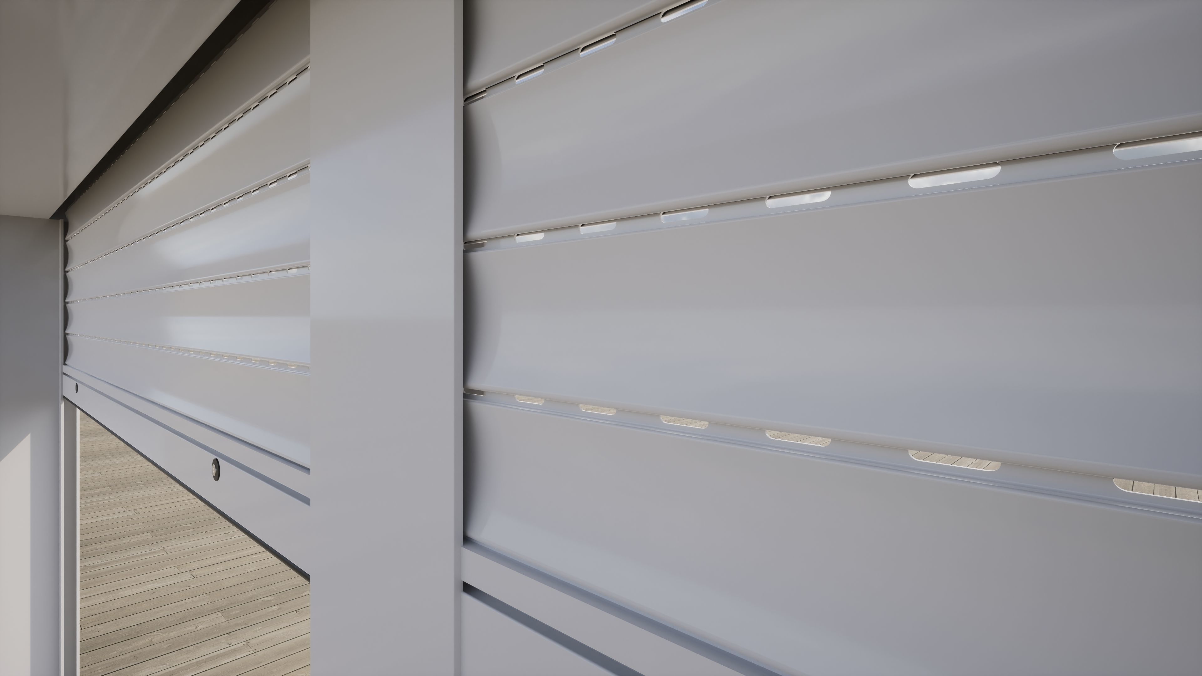 Roller Blind Double Panel 3D model_2