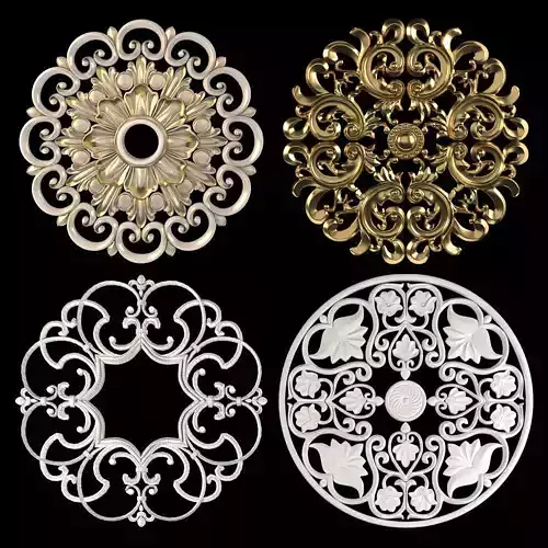 Decorative Wall Rosettes 09