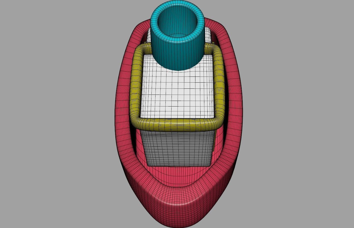 Toon Boat 3D model_7
