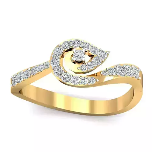 Solitaire Engagement Wedding Women Ring