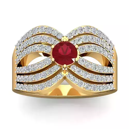 Solitaire Engagement Wedding Women Ring