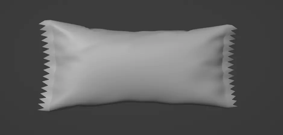 3D Package for Mockup Foods Free 3D model_0