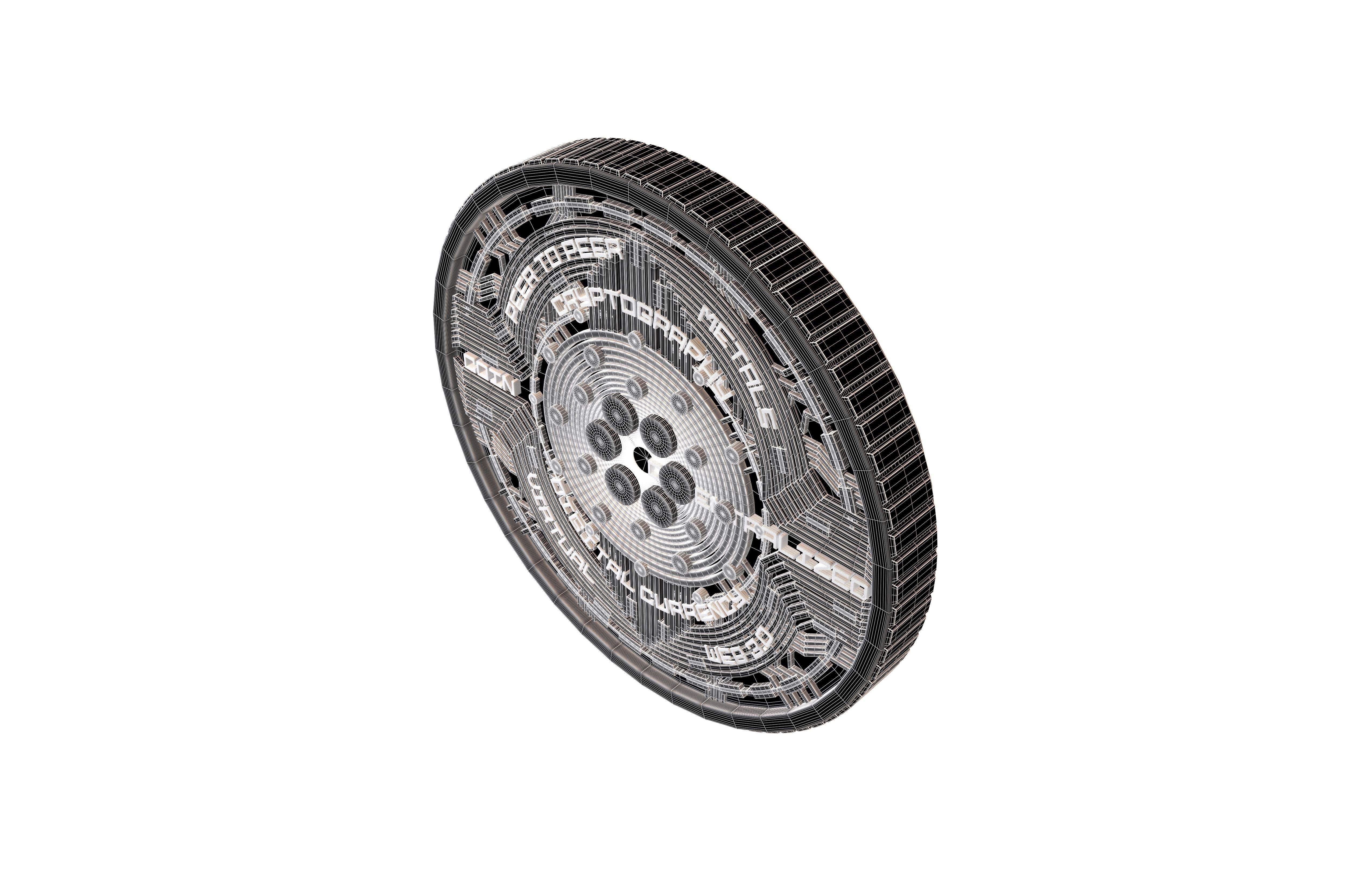 Cardano Coin v6 001 3D model_8