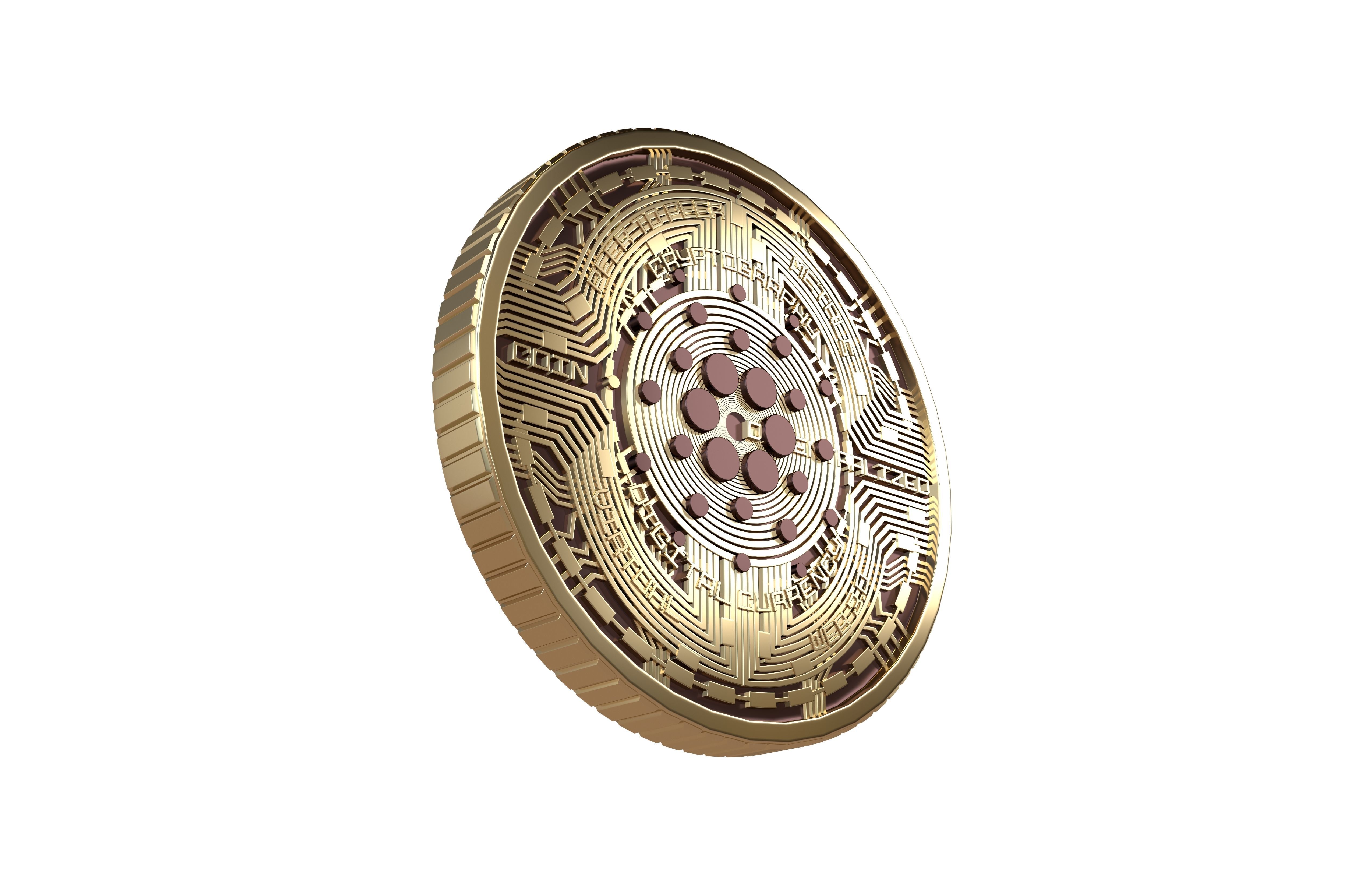 Cardano Coin v6 001 3D model_3